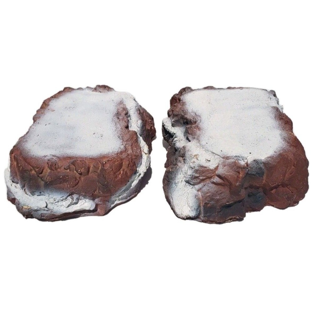 x2 LEMAX Coventry Cove Small Village Display Platform Backdrop Scenery Lot Of 2
